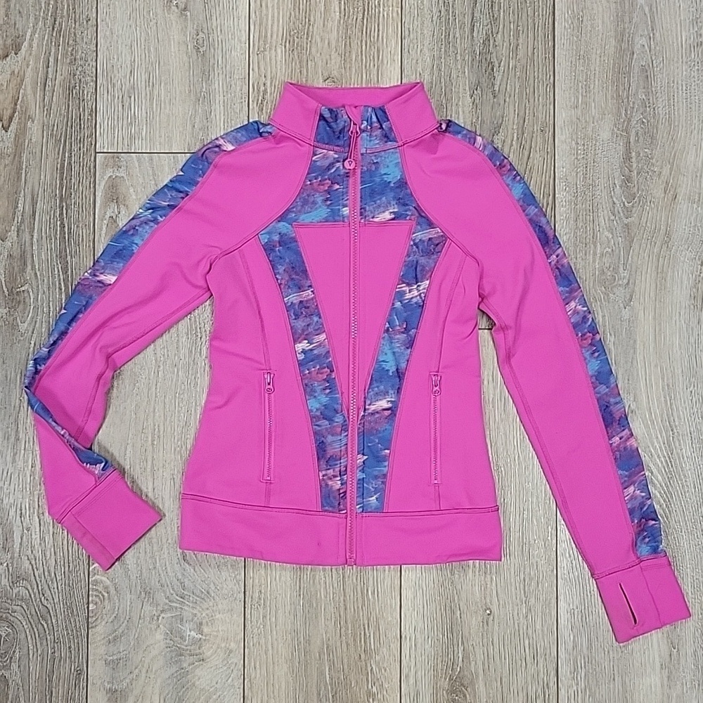Ivivva by Lululemon Size 10 Hot Pink Perfect Your Practice Jacket